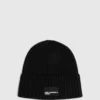 Beanie med logo-patch