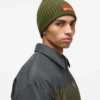 Beanie med logo-patch