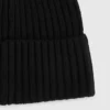 Beanie med logo-patch