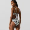 Bikini-top med fan-print