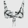 Bikini-top med fan-print