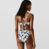 Bikinitrusser med fan-print