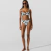 Bikinitrusser med fan-print