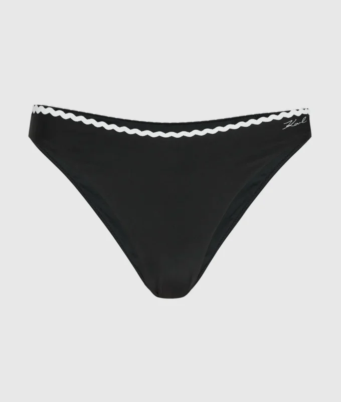 Bikiniunderdel med muslingekant