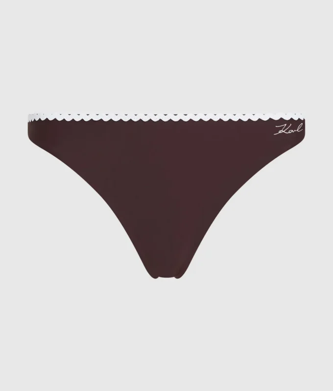 Bikiniunderdel med muslingekant