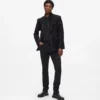 Blazer med høj krave
