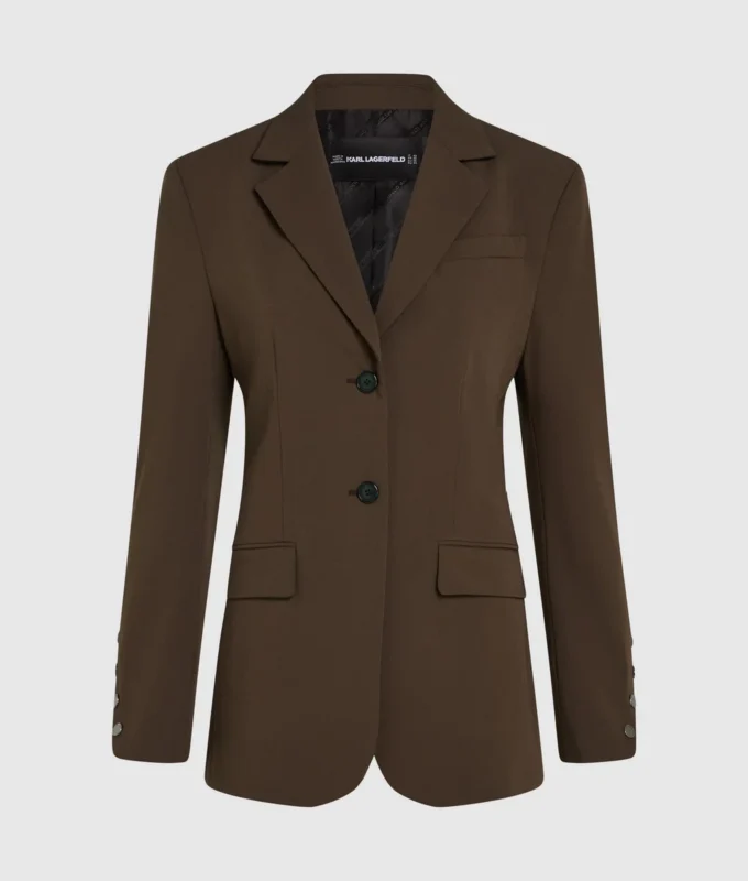 Blazer med trykknapper