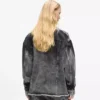 Bleget denimjakke
