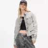 Bleget denimskjorte