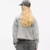 Bleget denimskjorte