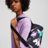 BLOMSTRET NYLON SKULDERTASKE