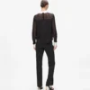 Bluse med slipsdetalje