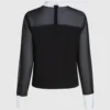 Bluse med slipsdetalje