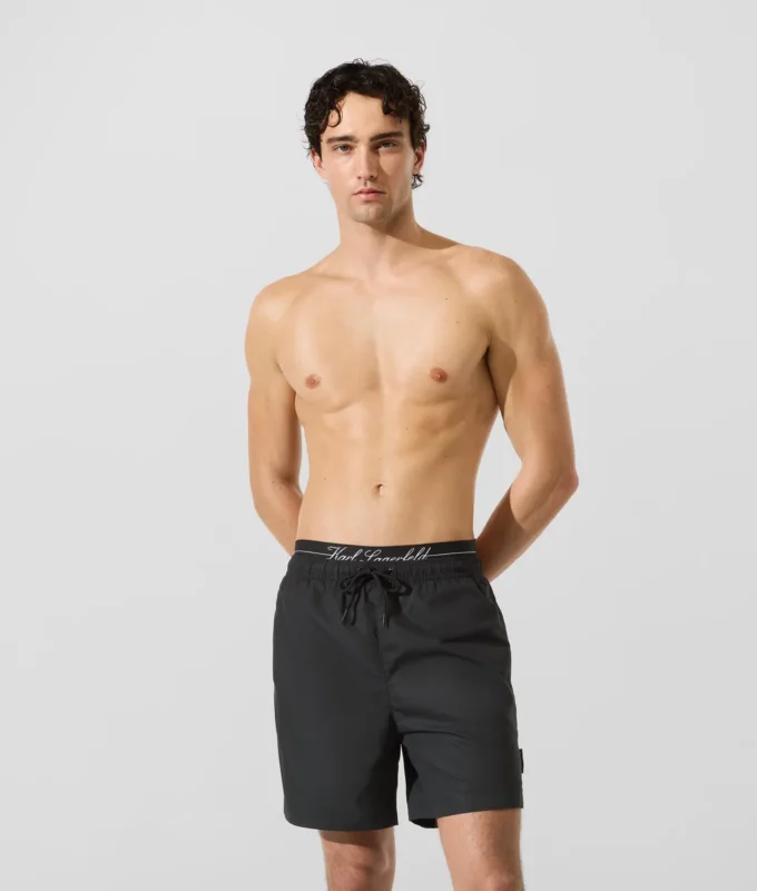 Boardshorts med dobbelt linning