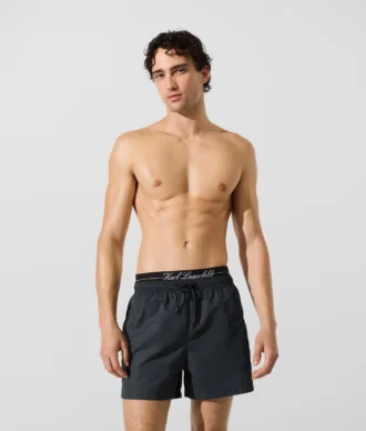 Boardshorts med dobbelt linning