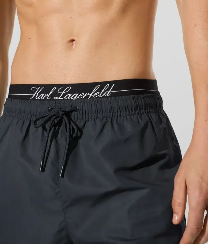 Boardshorts med dobbelt linning