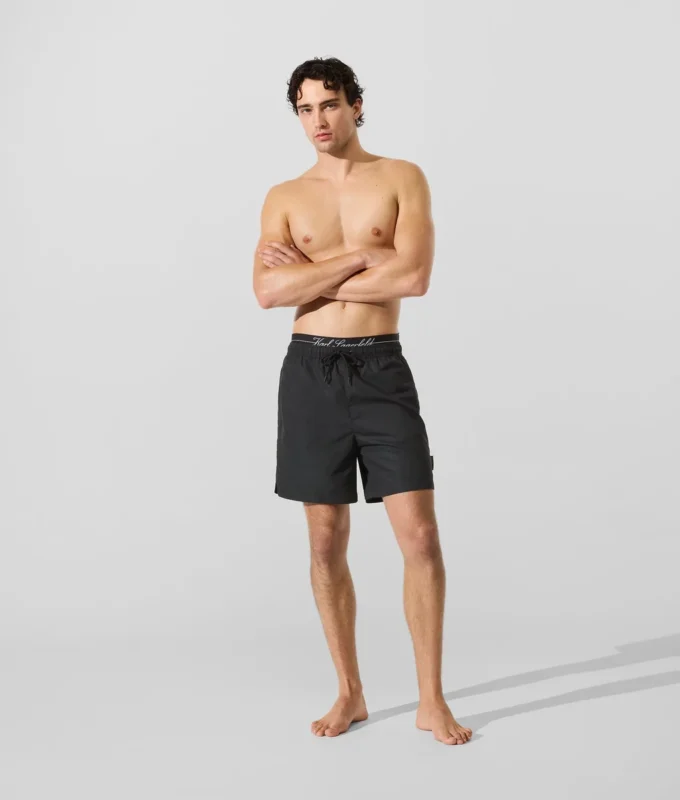 Boardshorts med dobbelt linning