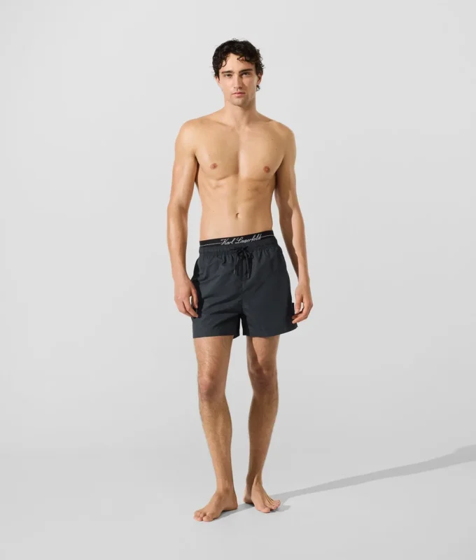 Boardshorts med dobbelt linning
