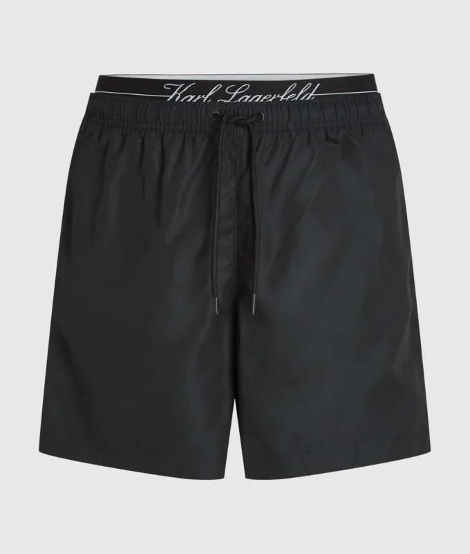 Boardshorts med dobbelt linning