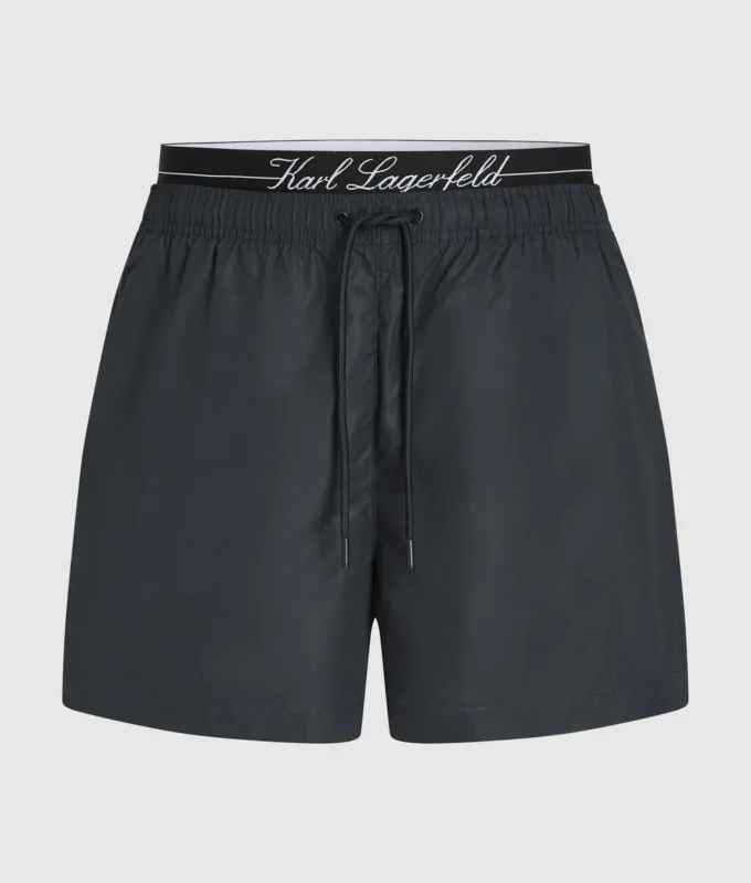 Boardshorts med dobbelt linning