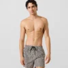 Boardshorts med ternet mønster