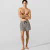 Boardshorts med ternet mønster