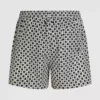 Boardshorts med ternet mønster