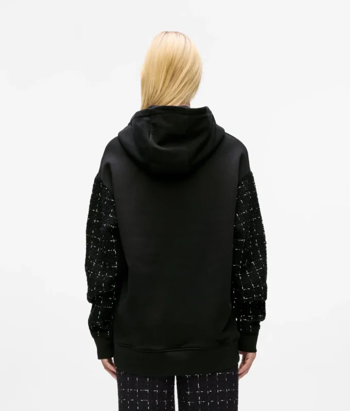 Bouclé-hoodie