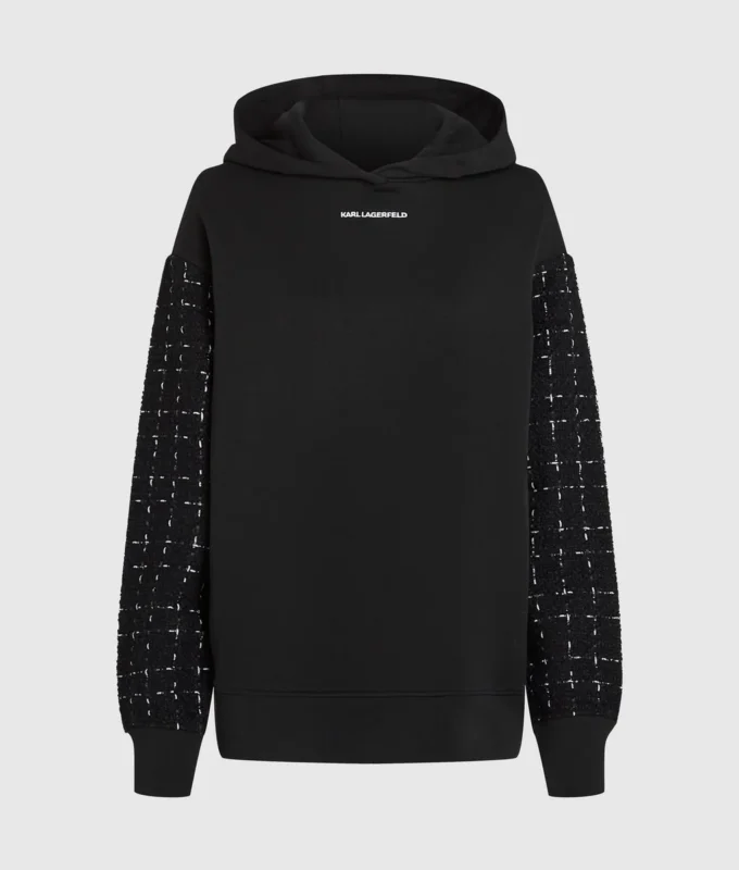 Bouclé-hoodie