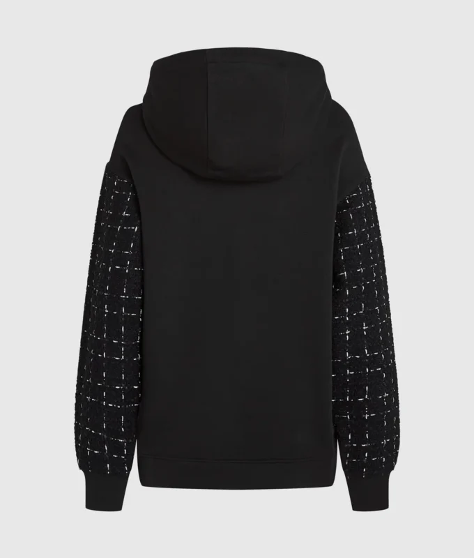 Bouclé-hoodie
