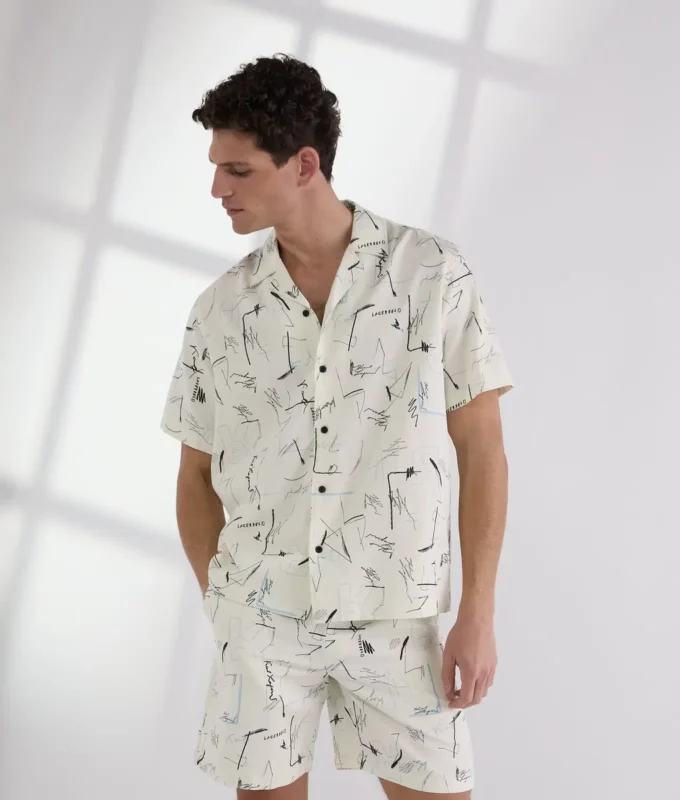 BOWLINGSKJOLE MED ALL-OVER-PRINT