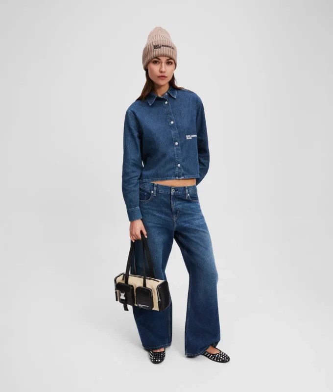BOXY DENIM SKJORTE