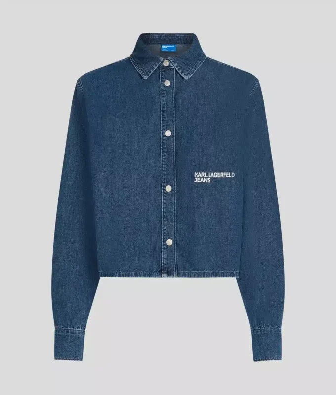 BOXY DENIM SKJORTE