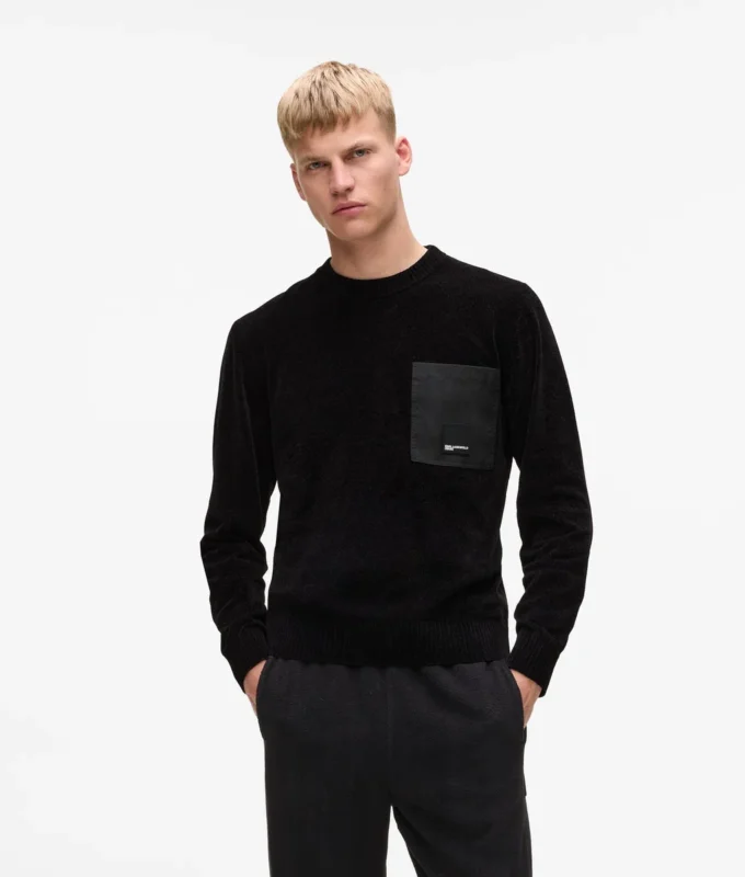 Chenille-sweater
