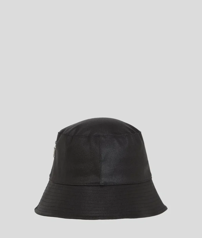 COATED DENIM BUCKET HAT