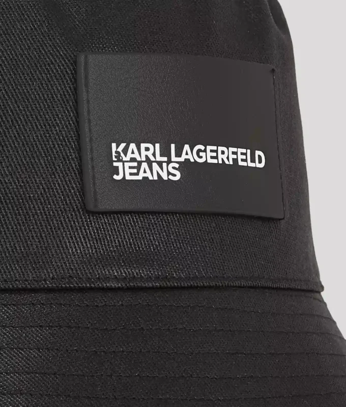 COATED DENIM BUCKET HAT