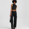 COATED DENIM TOP