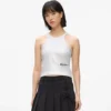 Coated ribbet tanktop