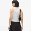 Coated ribbet tanktop