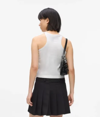 Coated ribbet tanktop