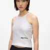 Coated ribbet tanktop