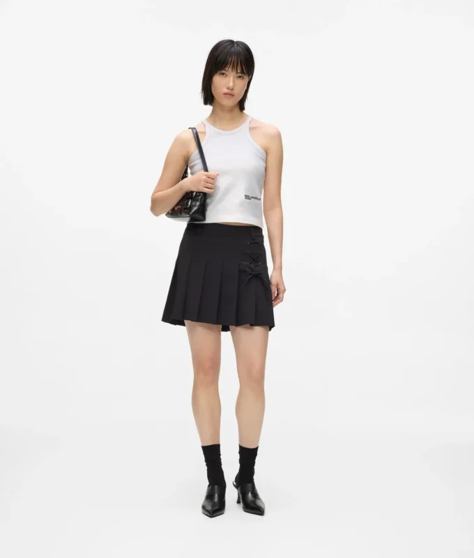Coated ribbet tanktop