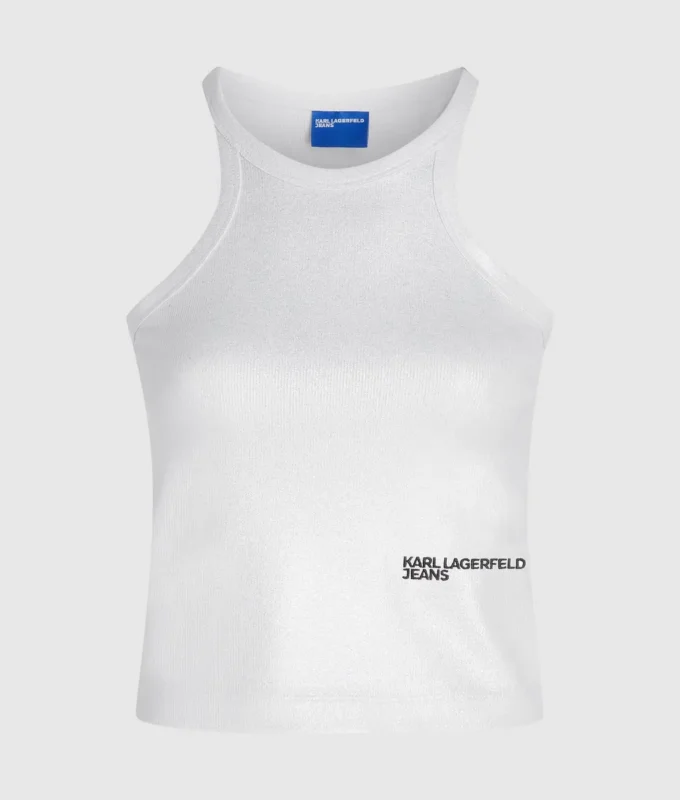 Coated ribbet tanktop