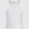 Coated ribbet tanktop