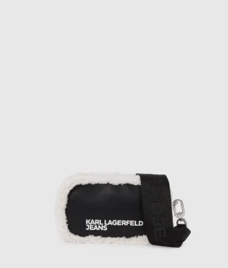 Crossbody-kamerataske i lammeskind
