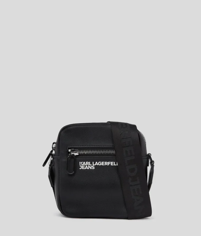 CROSSBODY-TASKE I IMITERET LÆDER