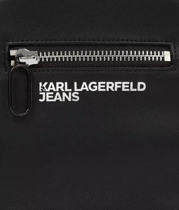 CROSSBODY-TASKE I IMITERET LÆDER