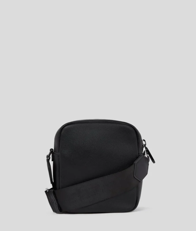 CROSSBODY-TASKE I IMITERET LÆDER
