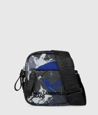 Crossbody-taske med graffititryk