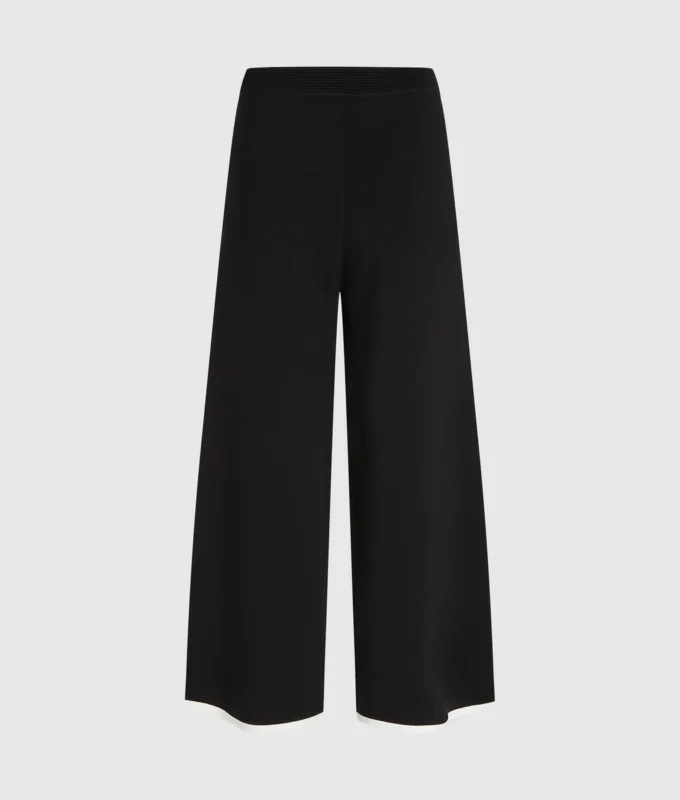 Culottes med kontrastpiping